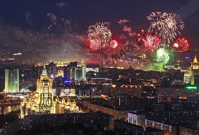 Новогодняя ночь 2017 в Москва-Сити
