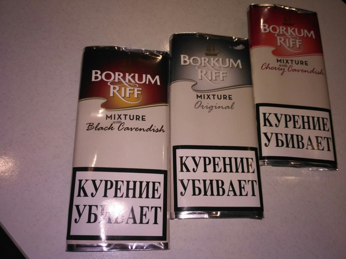 Трубочный табак Borkum Riff 40 гр. АССОРТИМЕНТ.