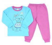 пижама от Крокид для девочки с собачкой