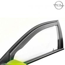 Дефлекторы Opel Astra G от 1998 - 2009 Хетчбэк 3D для дверей вставные Heko (Польша) - 2 шт.