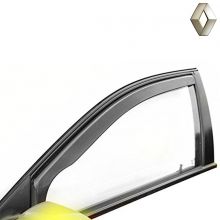 Дефлекторы Renault Twingo I от 2000 - 2007 3D для дверей вставные Heko (Польша) - 2 шт.