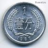 Китай 1 фэнь 1987