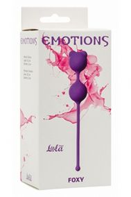 Вагинальные шарики Lola Toys Emotions Foxy фиолетовые
