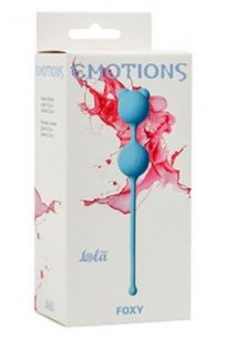 Вагинальные шарики Lola Toys Emotions Foxy голубые