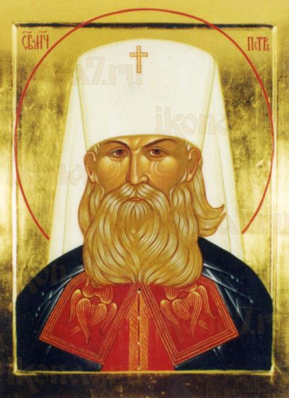 Икона Петр Крутицкий (рукописная)