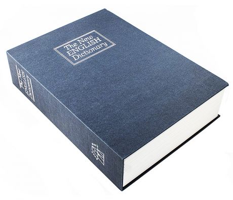Книга-сейф Английский словарь (синий, 26,5 см)