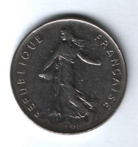 5 франков 1978 г. Франция