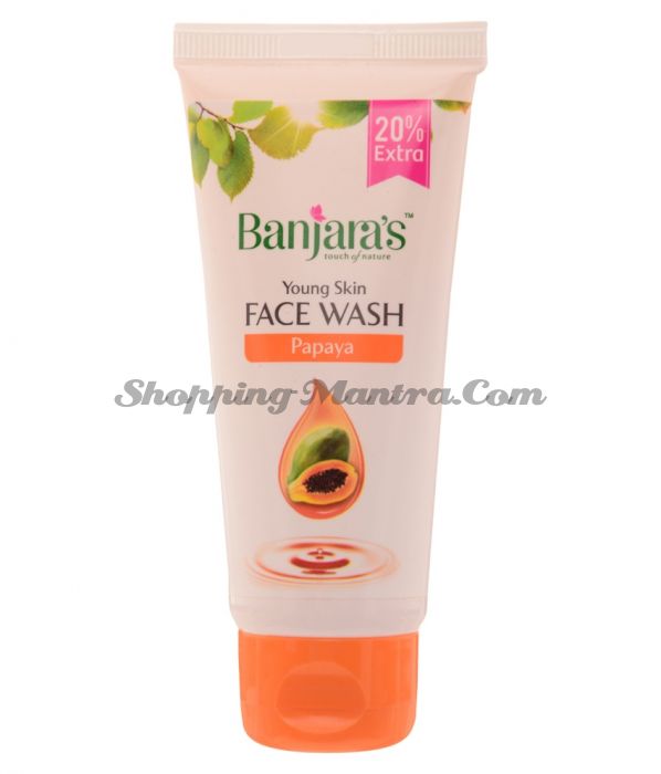 Гель для умывания Папайя Банджарас | Banjara’s Papaya Face Wash