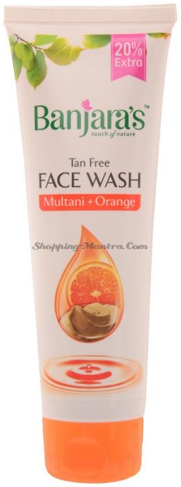 Гель для умывания Лечебная глина и Апельсин Банджарас | Banjara’s Multani Orange Face Wash