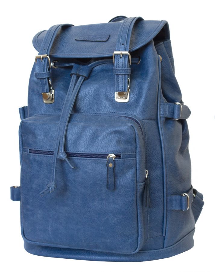 Кожаный рюкзак Carlo Gattini Volturno blue 3004-10