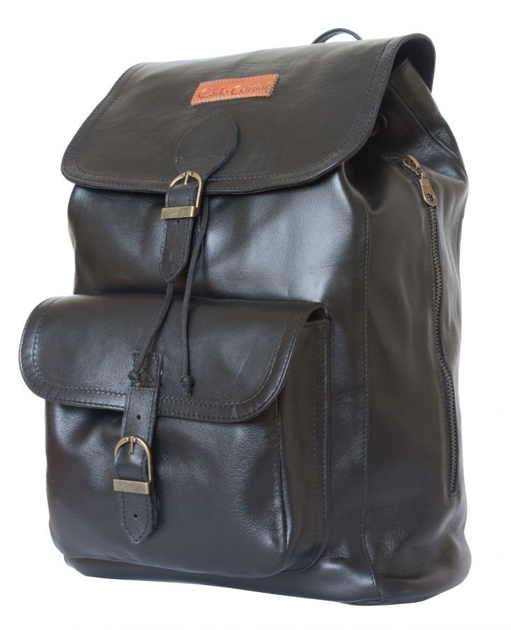 Кожаный рюкзак Carlo Gattini Cavino black 3021-01