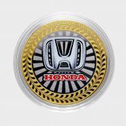 10 рублей Honda, серия автомобили мира, цветная,гравировка