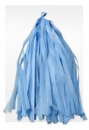 Гирлянда Тассел, голубая, 3м, 10 листов
