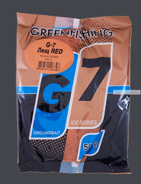 Прикормка Greenfishing G7 Ice Лещ красный 500 гр