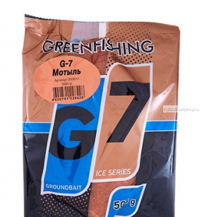 Прикормка Greenfishing G7 Ice Мотыль 500 гр
