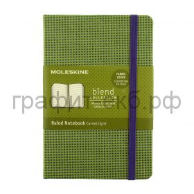Книжка зап.Moleskine Pocket BLEND линейка зеленая LCBDMM710K
