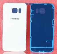Задняя крышка Samsung G925F Galaxy S6 Edge (white) Оригинал