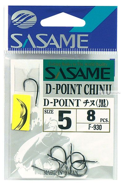 Крючок Sasame D-Point Chinu F-930 ( упаковка )