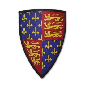 Щит с гербом английского королевства 1340 - 1406 гг.