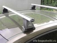 Багажник на крышу BMW 1-serie E82, Lux, аэродинамические  дуги (53 мм)