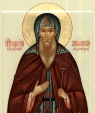 Макарий Жабынский (рукописная икона)