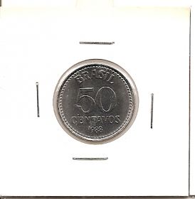 50 сентаво (Регулярный выпуск) Бразилия 1988