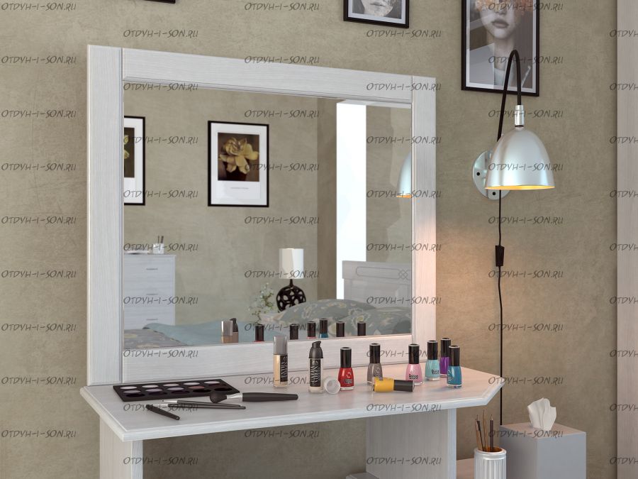Стол туалетный с зеркалом Варна Массив DreamLine (94х45х73)