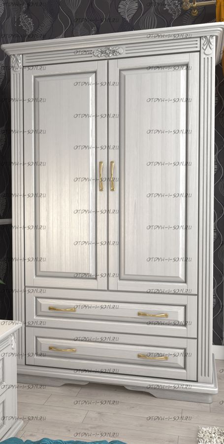 Шкаф 2-дверный Палермо Массив DreamLine (117х66х220)