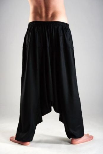 Черные индийские мужские штаны афгани из вискозы, Интернет магазин, Москва