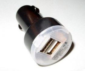 2port USB адаптер в прикуриватель автомобиля