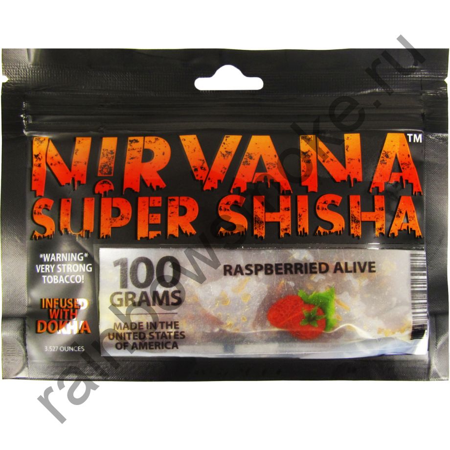 Nirvana 100 гр - Raspberried Alive (Малиной заживо)