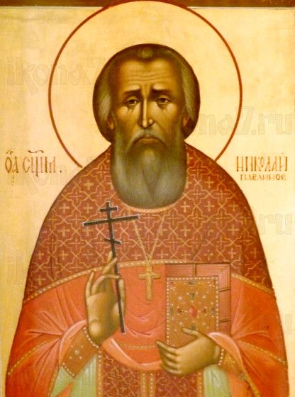 Николай Павлинов (рукописная икона)
