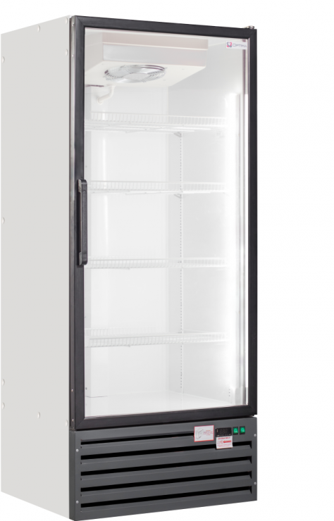 Шкаф морозильный со стеклянными дверьми Optima crystal 5L