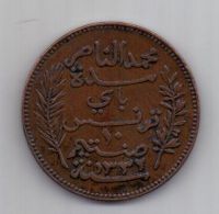 10 сантим 1914 г. Тунис
