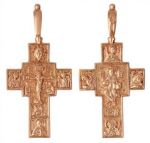 Позолоченный православный мужской массивный крест (арт. 788002)