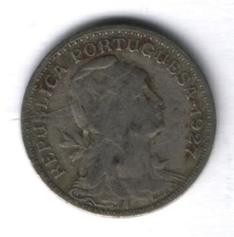50 сентаво 1927 г. Португалия