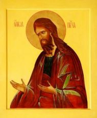 Иоанн Предтеча (рукописная икона)