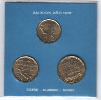 Набор монет 1978 г. Аргентина, Чемпионат мира по футболу