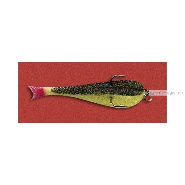 Поролоновая рыбка OnlySpin Bait 80 мм / упаковка 5 шт / цвет: желто-черный