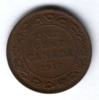 1 цент 1917 г. Канада