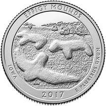 36 парк 25 центов 2017 года Эффиджи Маундс, Айова (Effigy Mounds)