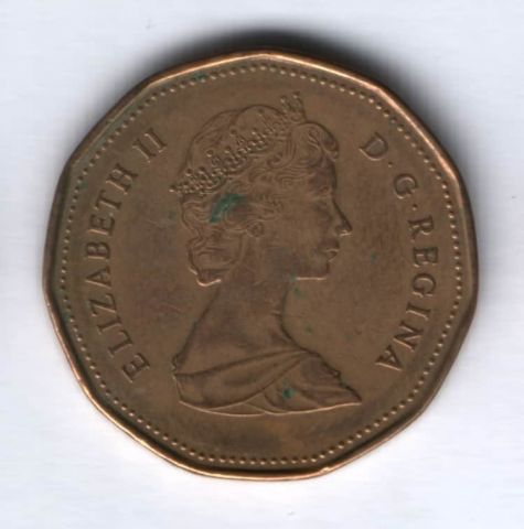 1 доллар 1988 г. Канада, VF