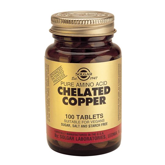Солгар Хелатная Медь Copper 2,5 мг. 100 табл.