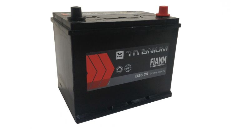 Автомобильный аккумулятор АКБ FIAMM (ФИАММ) BLACK Titanium D2675 75Ач О.П.