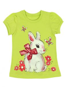 блуза для девочки Кролик