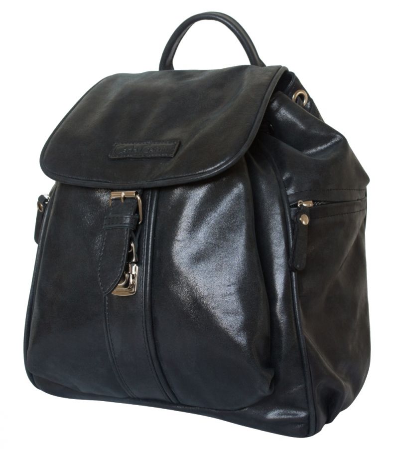 Женский кожаный рюкзак Aventino black (арт. 3008-20) 3008-20