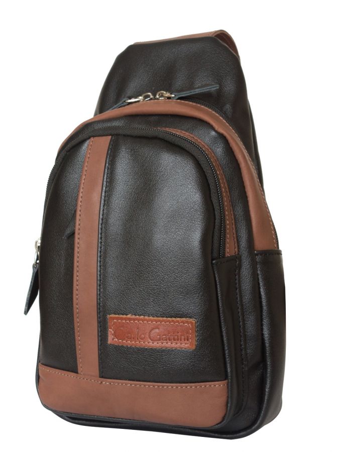 Кожаный рюкзак Fossalta black (арт. 3029-01) 3029-01