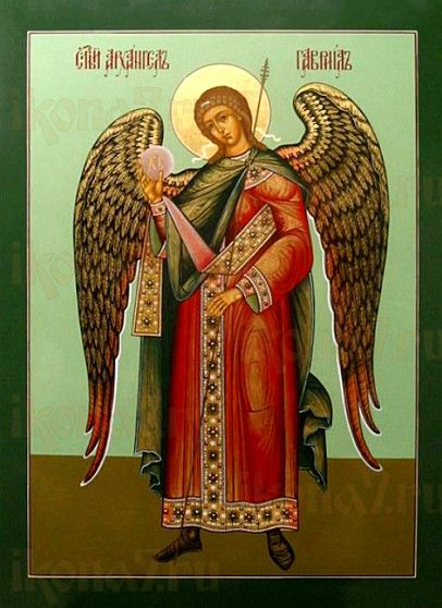 Гавриил Архангел (рукописная икона)