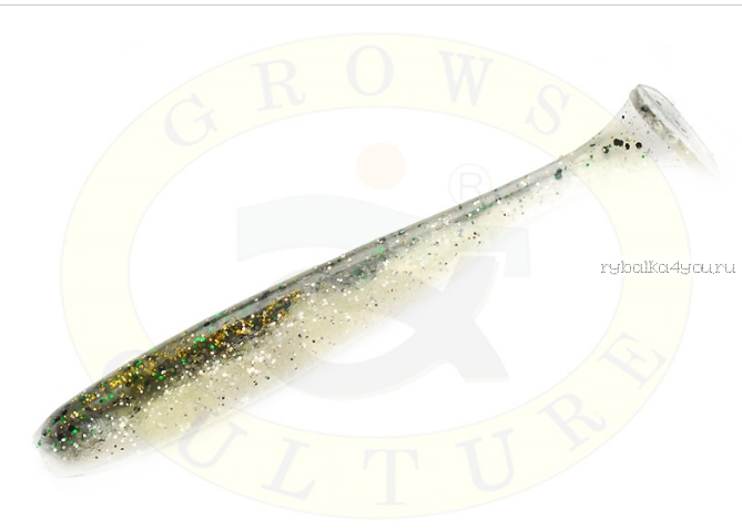 Виброхвост Grows Culture Diamond Easy Shiner 5" 12,5 см/ упаковка 5 шт/ цвет: 416