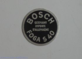 Табличка Bosch круглая